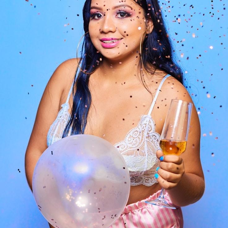 Portrait of Nova Calderon, group coordinator and fusion cooking expert